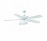 Ventilateur de plafond blanc avec la lumière - Faro conception KADAMAT-2
