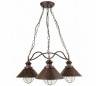 3 Fer nautiques lumières extérieures brun roux E27 Pendentif plafond