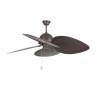 Ventilateur de plafond brun de style colonial - la conception Faro CUBA