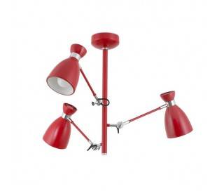Plafonniers Faro RETRO Plafonniers rouge 3xE14 MAX 20W