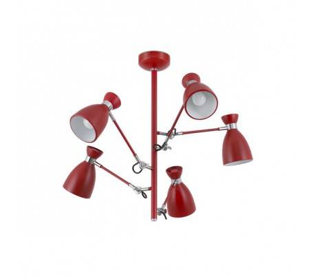 Plafonniers Faro RETRO Plafonniers rouge 5L E14 40W
