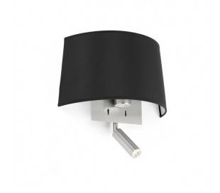Appliques Faro VOLTA Appliques noirs E27 avec lecteur LED 2700K