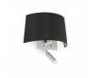 Appliques Faro VOLTA Appliques noirs E27 avec lecteur LED 2700K