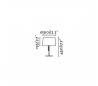 Lampes Faro VOLTA Lampes de bureaux noirs E27 20W 2700K