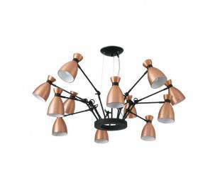 Suspensions Faro RETRO Suspensions cuivre 12L E14 MAX 20W