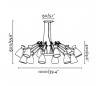 Suspensions Faro RETRO Suspensions cuivre 12L E14 MAX 20W