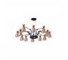 Suspensions Faro RETRO Suspensions cuivre 12L E14 MAX 20W