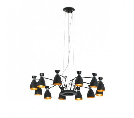 Suspensions Faro RETRO Suspensions noirs/or 12L E14 MAX 20W
