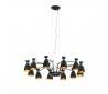 Suspensions Faro RETRO Suspensions noirs/or 12L E14 MAX 20W