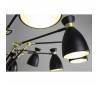 Suspensions Faro RETRO Suspensions 12 L noirs/or satiné E14 MAX 20