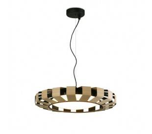 Suspensions Faro PAULINE Suspensions LED 24W bois 2700K regulable