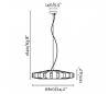 Suspensions Faro PAULINE Suspensions LED 24W bois 2700K regulable