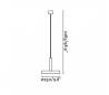 Suspensions Faro WHIZZ Suspensions noirs/or satiné E27 20W
