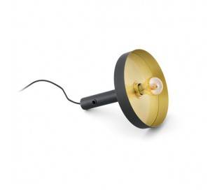 Lampes Faro WHIZZ portables noirs/or satiné E27 20W