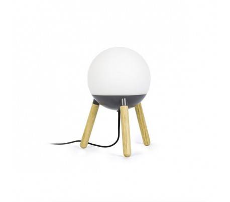 Lampes Faro MINE Lampes de bureaux grises ORCURO E27 40W