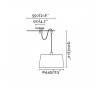 Suspensions Faro FUSTA Suspensions blancs E27 20W