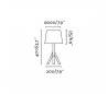 Lampes Faro HAT Lampes de bureaux blancs 1xE14 MAX 40W