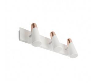 Appliques Faro LAO Appliques blancs/cuivre LED 3 X 4,5W 3000K