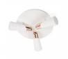 Plafonniers Faro LAO Plafonniers blancs/cuivre LED 3 X 4,5W 3000K
