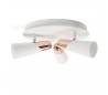 Plafonniers Faro LAO Plafonniers blancs/cuivre LED 3 X 4,5W 3000K