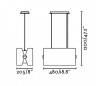 Suspensions Faro PAPILLON Suspensions-P blancs 2xE27 20W