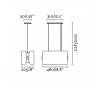 Suspensions Faro PAPILLON Suspensions-P noirs 2xE27 20W