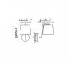 Appliques Faro BERNI Appliques blancs E27 20W