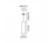 Suspensions Faro ORA Suspensions blancs/blancs LED 4W 3000K