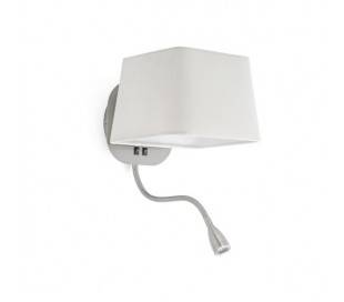 Appliques Faro SWEET Appliques nickel P. blancs avec lecteur LED