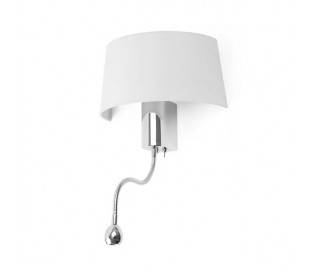 Appliques Faro HOTEL Appliques blancs 1E27 avec lecteur LED