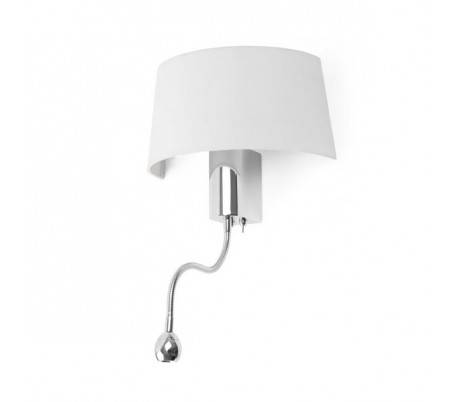 Appliques Faro HOTEL Appliques blancs 1E27 avec lecteur LED
