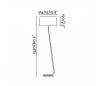 Lampes Faro HOTEL Lampadaires blancs 1L E27 20W