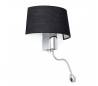Appliques Faro HOTEL Appliques noirs 1E27 avec lecteur LED