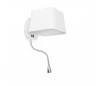 Appliques Faro SWEET Appliques blancs 1 E27 15W avec lecteur DE LED