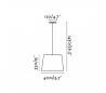 Suspensions Faro SWEET Suspensions blancs 1 E27 20W
