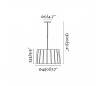 Suspensions Faro MIX Suspensions noirs 2 E27 60W 445MM