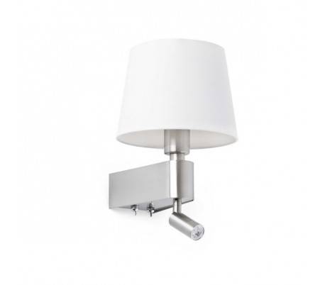 Appliques Faro ROOM Appliques blancs 1 X E27 20W + LED 3W 3000K