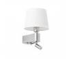 Appliques Faro ROOM Appliques blancs 1 X E27 20W + LED 3W 3000K