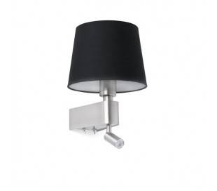 Appliques Faro ROOM Appliques noirs 1X E27 20W +LECTOR LED 3W 3000K