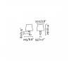 Appliques Faro ROOM Appliques noirs 1X E27 20W +LECTOR LED 3W 3000K