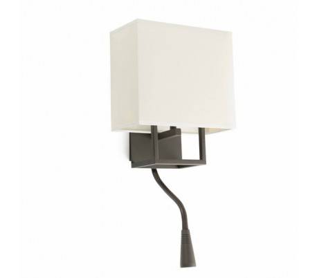 Appliques Faro VESPER Appliques marrón E14 20W LECTOR LED