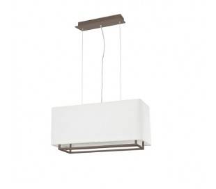 Suspensions Faro VESPER Suspensions marrón 60 CM 2XE27 20W