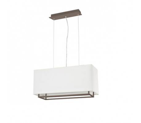 Suspensions Faro VESPER Suspensions marrón 60 CM 2XE27 20W