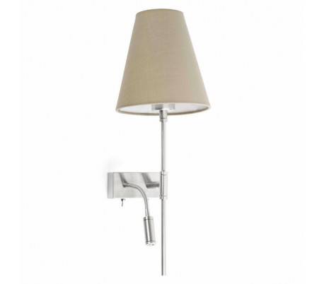 Appliques Faro SABANA Appliques droite nickel E27 LECTOR LED