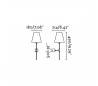 Appliques Faro SABANA Appliques nickel 1 X E27 MAX. 15W