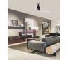 Ventilateurs de plafond Faro MINI ETERFAN Ø128 CMS noirs brillant Pales transparent